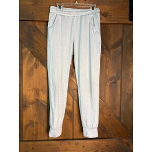 All in Motion Girl's L 10/12  Heathered Light Gray Joggers Activewear